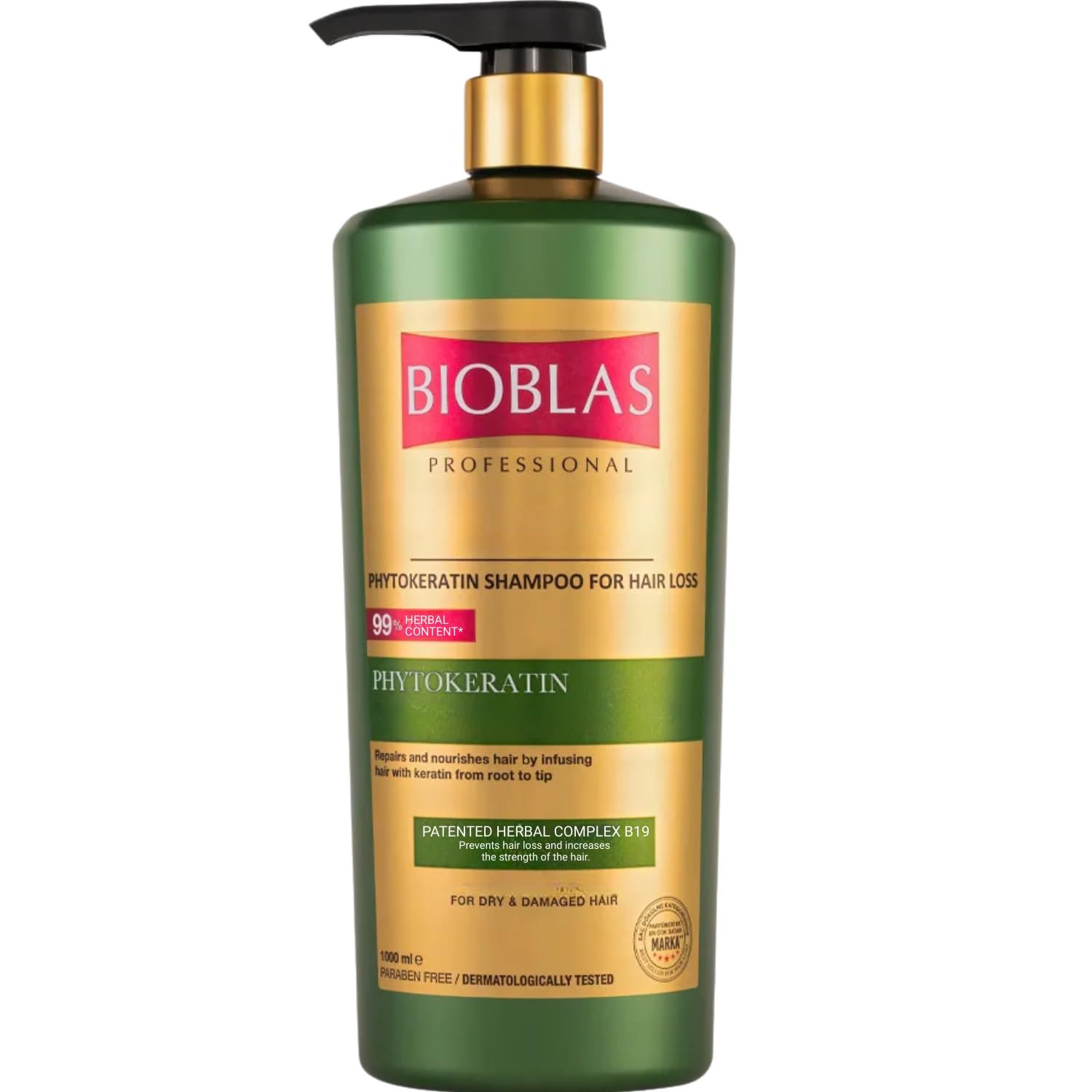 Bioblas Phytokeratin Shampoo Against Hair Loss 1000 ml