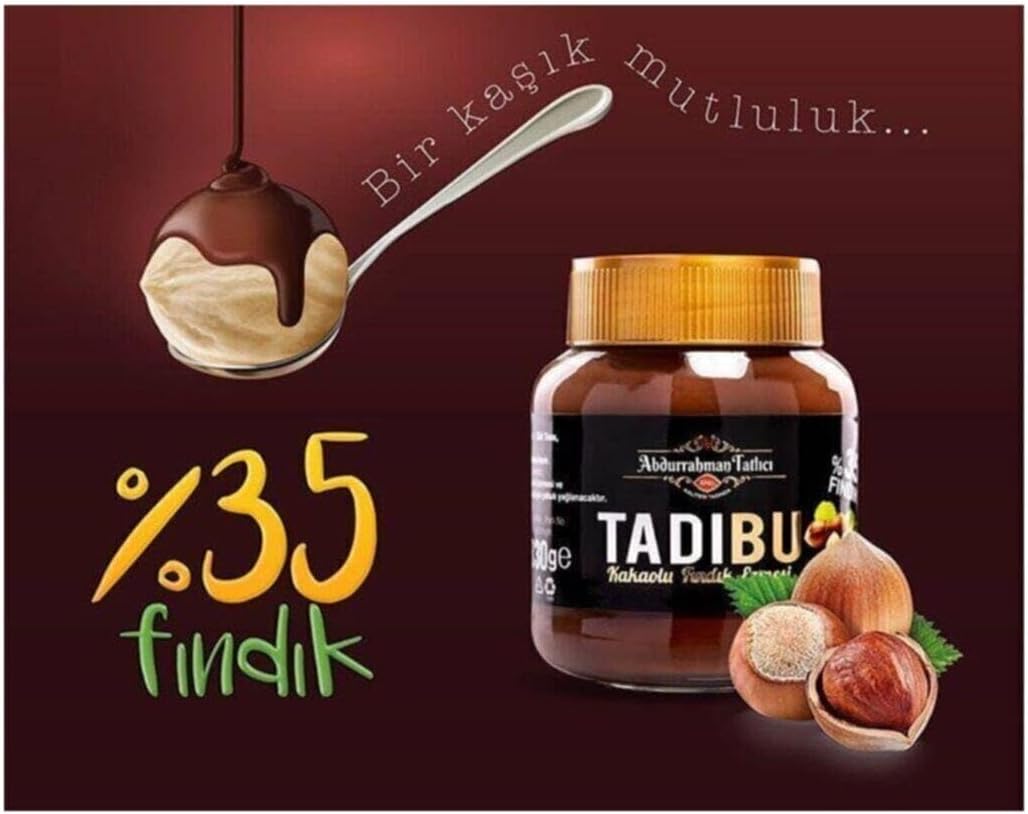 abdurrahmantatlıcı Tadıbu Kakaolu Fındık Ezmesi Çokokrem 330 Gr