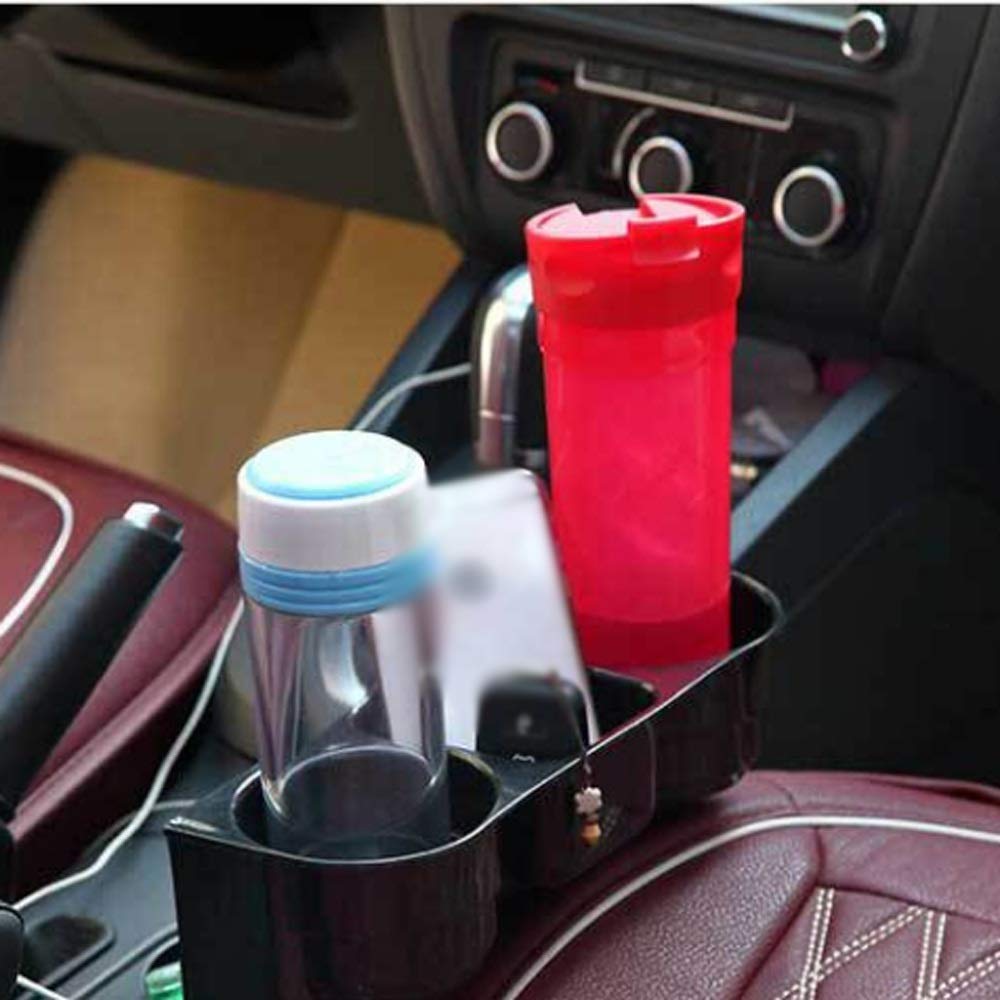 Porte-gobelet de Voiture Multifonction 3 en 1, Espace de siège Entre Le Porte-gobelet de siège d'auto Multifonction et Le Porte-gobelet