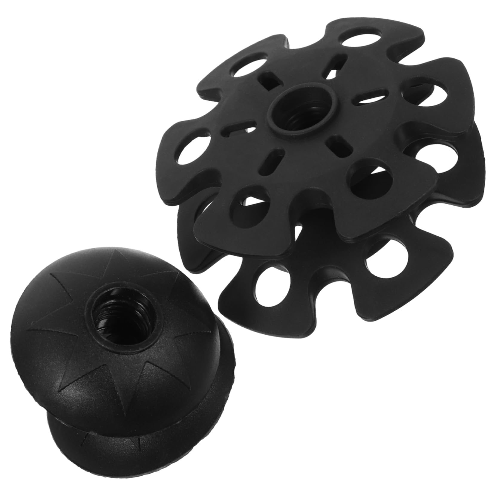 Toyvian 4 pièces Embouts pour Bâtons de Randonnée et Trekking Protection Antidérapante pour Boueux et Neige Accessoires Universels pour Bâtons de Marche et Randonnée