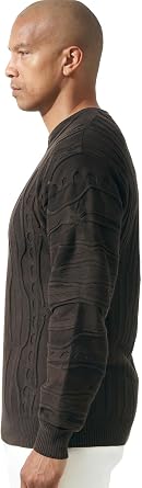 Stacy Adams Men's Sweater, Solid Cable Knit Twist