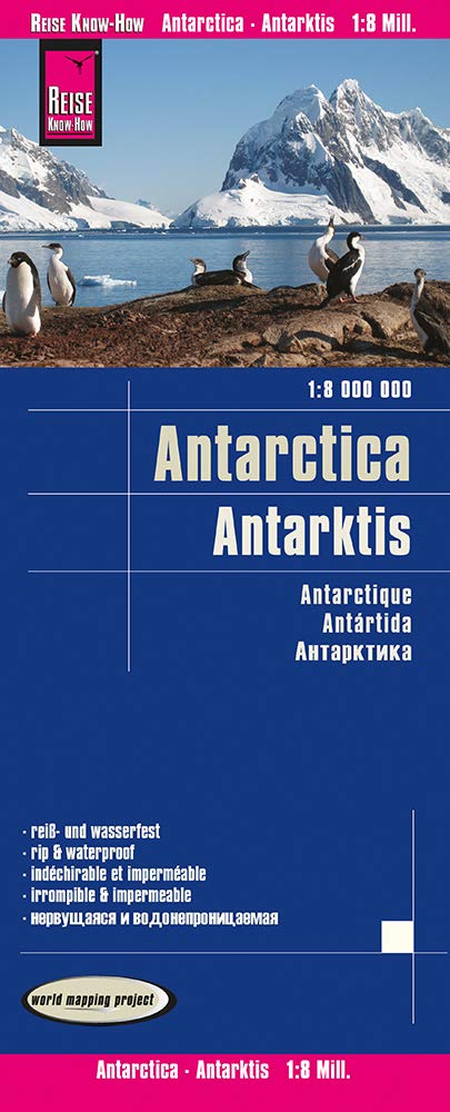 Antarctic: (world mapping project) (Antarctic (1:8.000.000)): Landkaart Schaal 1 : 8.000.000