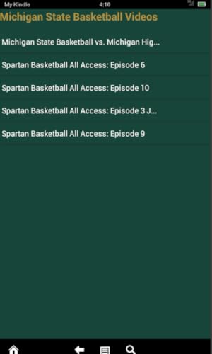 Michigan St. Basketball News (Kindle Tablet Edition)