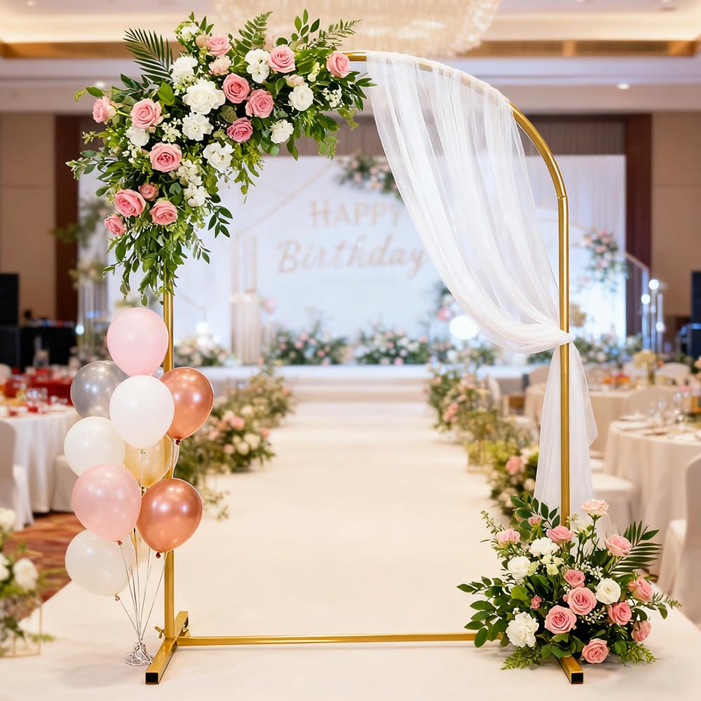 Arche Mariage, 1 × 2 m Arche Jardin, Arche en Métal, Arche Anniversaire, Mariage Arches, Décoration pour Mariages, Anniversaire, Fête