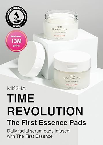 Miniatura 9 de MISSHA Vita C Tone Up - Almohadillas de tóner en ampollas (80 almohadillas), almohadillas exfoliantes, almohadillas de tratamiento de manchas con