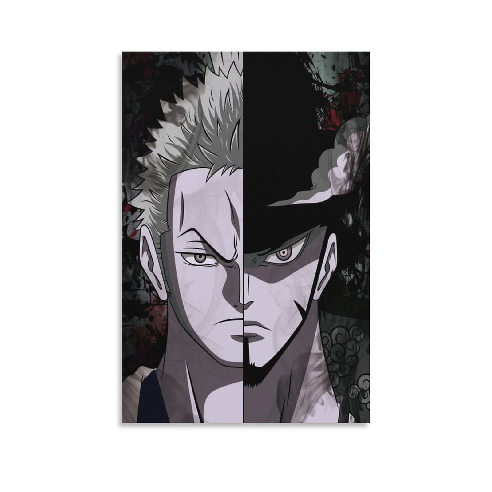 Amazon.co.jp: HD アニメ ポスター ゾロ X ミホーク ワンピース 1