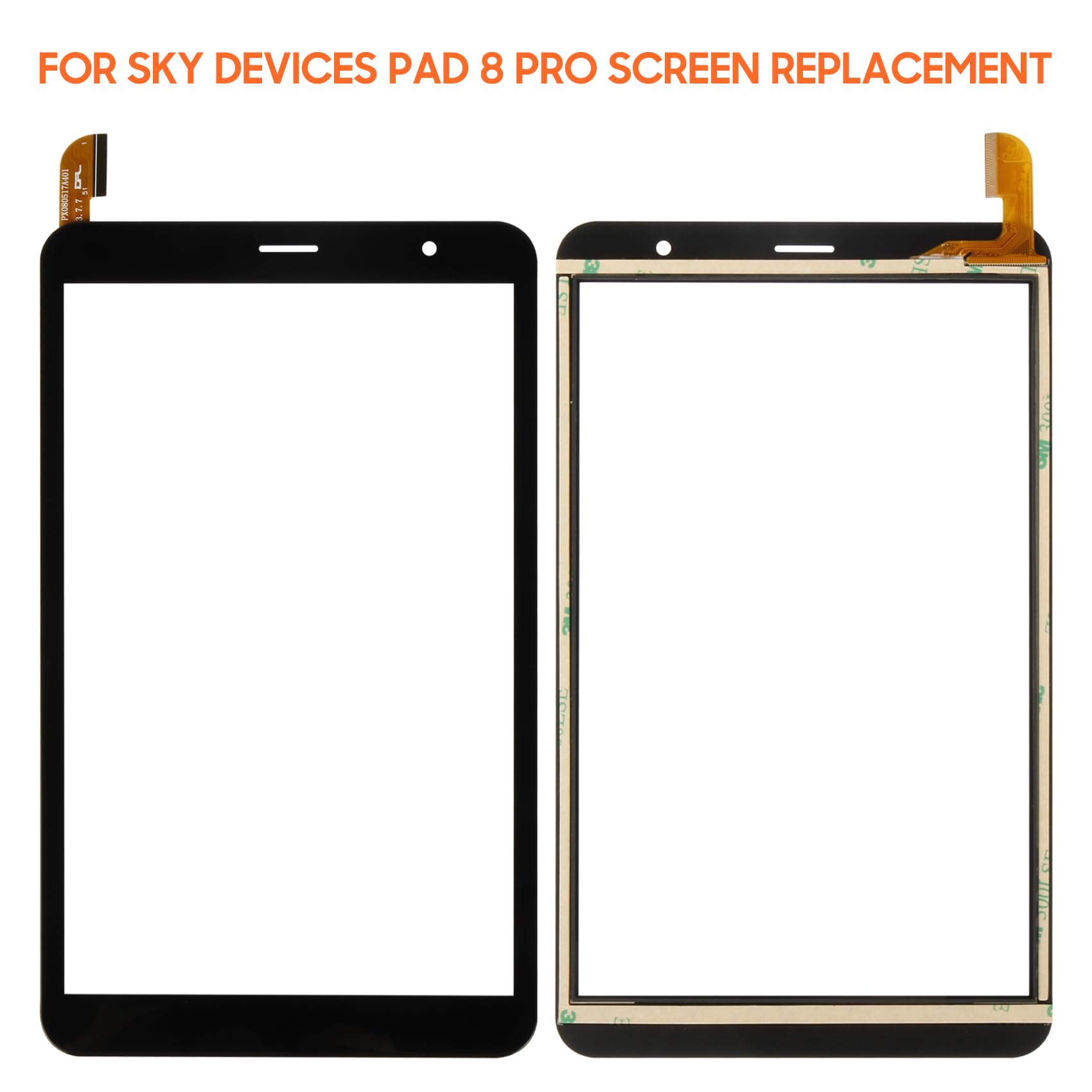 for Sky Devices Pad 8 Pro Screen Replacement 8.0