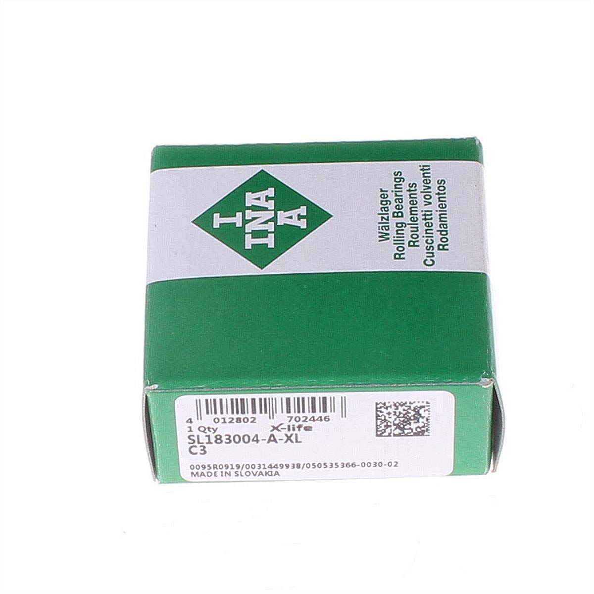 SL183004-A-XL-C3 INA Rodillos cilíndricos cojinete 20x42x16mm