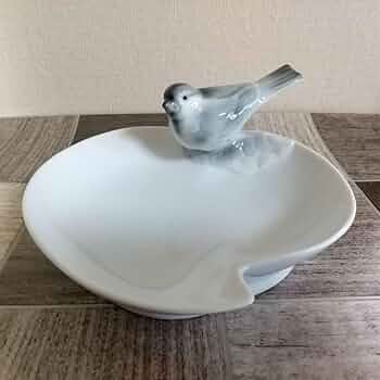 Amazon.co.jp: 深川製磁 鳥 皿 トレイ 釉彩淡光 : ホーム＆キッチン