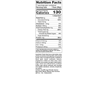 PROTIFIT - Low Calorie Remix Vanilla-Choco Protein Bar 3 Pack, High Protein, 15g Protein, Low Carb, Low Sugar, Ideal Protein Compatible, 7 Servings Per Box, (3 Pack)