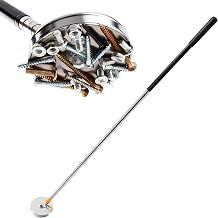 1 Pack 16"-60" Telescoping Magnetic Pickup Tool, 50 lb Pull Capacity, Extendable Magnetic Sweeper for Picking Up Nails, Screws and Metal Debris