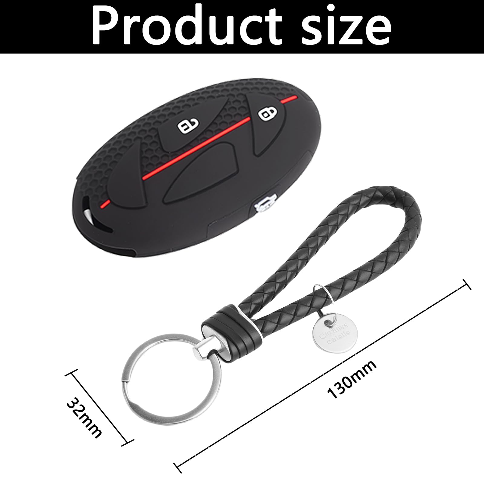 Hyundai Tucson etui na kluczyki samochodowe Hyundai Tucson, akcesoria, silikonowe, do Hyundai 2023, 2024, 2025, pasuje do Sonata, Ioniq 6 Tucson, etui na kluczyki samochodowe z 3 przyciskami