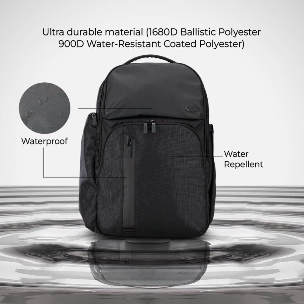 OGIO Pace Pro Backpack (Laptop sleeve, Durable, Water Resistant, Multi-Pocket)