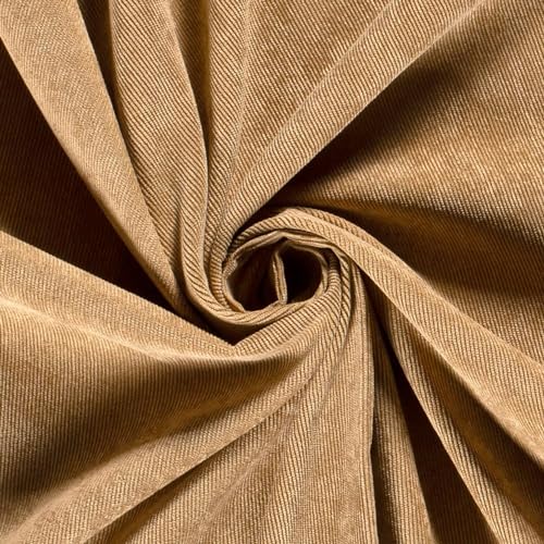 Cordon d'aiguille extensible doux pour vêtements de bébé en tissu camel 21 Wale de 5 mètres