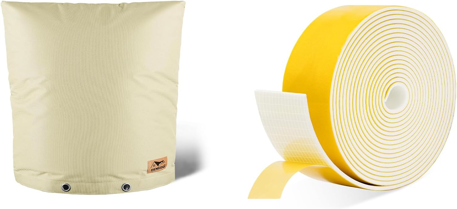 Backflow Preventer Insulation Cover Bundle with Pipe Insulation Tape