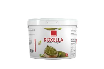 Premium Crunchy Pistachio Spread 17% 11 lb Creamy Pistachio Butter with Crunchy Bits Rich Nutty Flavor for Baking, Desserts & Food Service