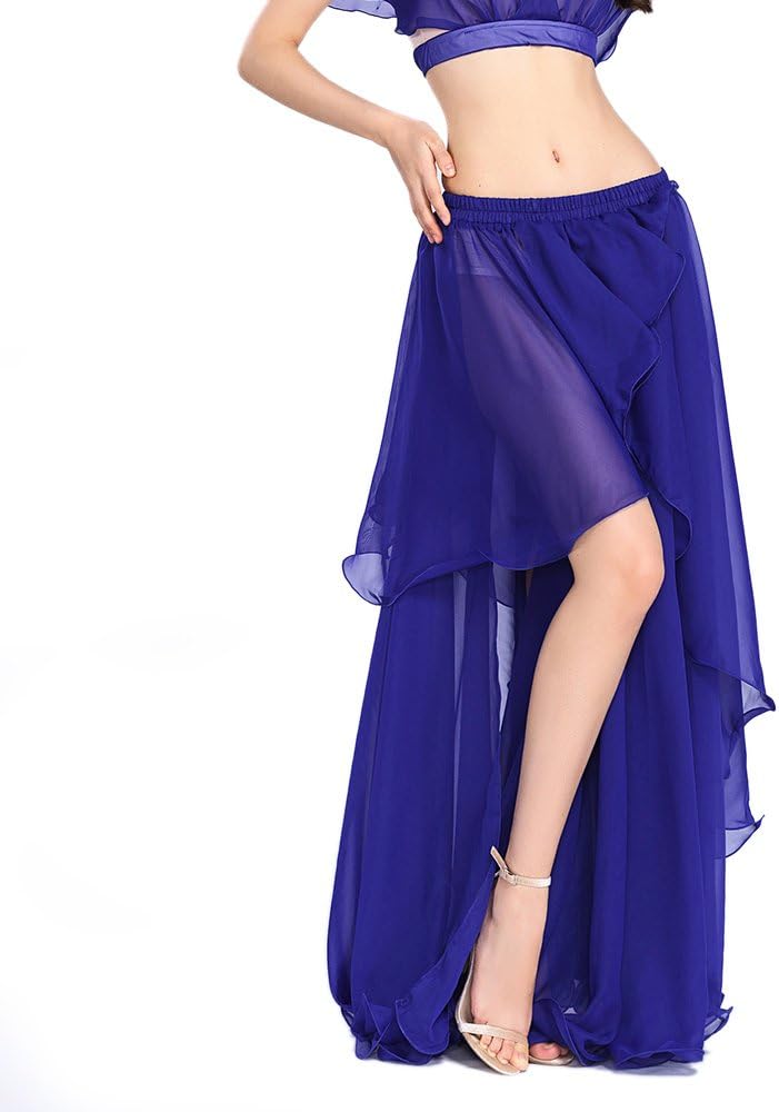 ROYAL SMEELA Chiffon Fairy Belly Dance Skirt Large Swing Skirts Women Belly Dancing Practice Clothing One Size, 11 Colors - Image 2