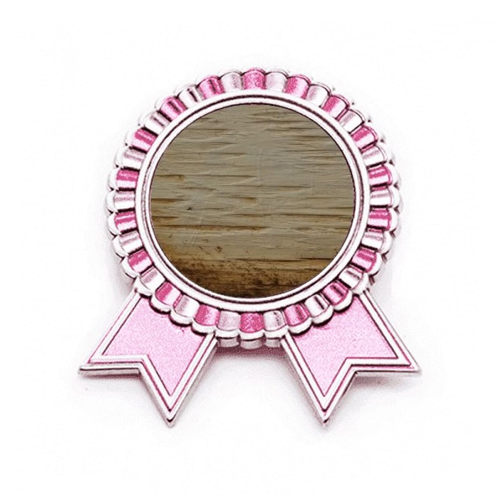 Broche rose métal rouillé rétro accessoire veste taille M - 4