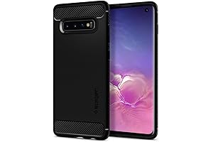 uag s10 case Rugged Armor Designed for Samsung Galaxy S10 Case (2019) - Matte Black
