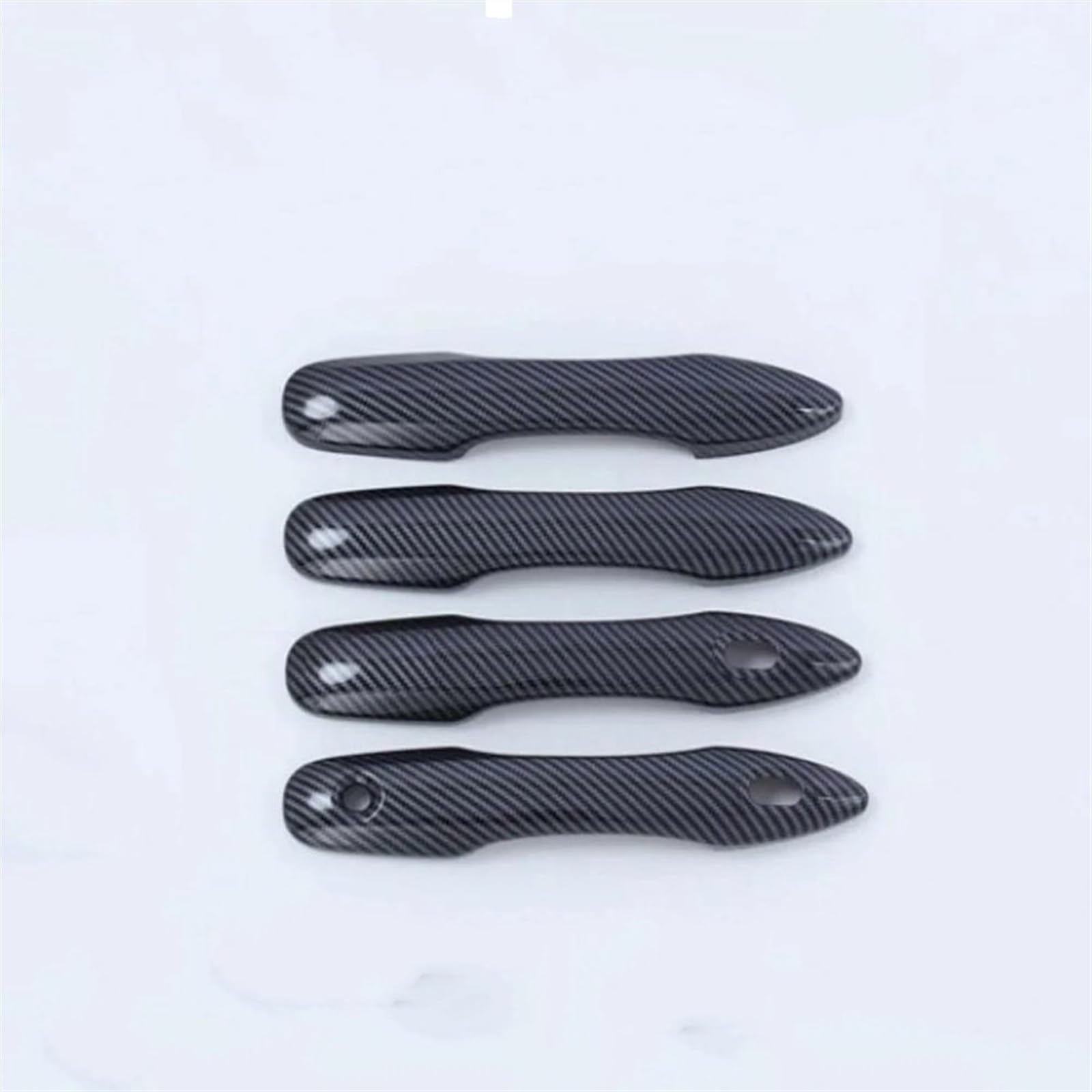 SLIMES ABS Car Exterior Door Handle Grab Cover Trim for Toyota for Harrier 2020 2021 2022 Auto Styling Moldings 4pcs Protection(Carbon 1)
