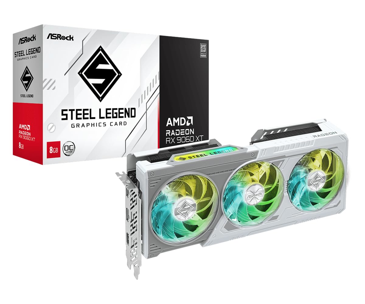 AMD Radeon™ RX 9060 XT Steel Legend 8GB OC