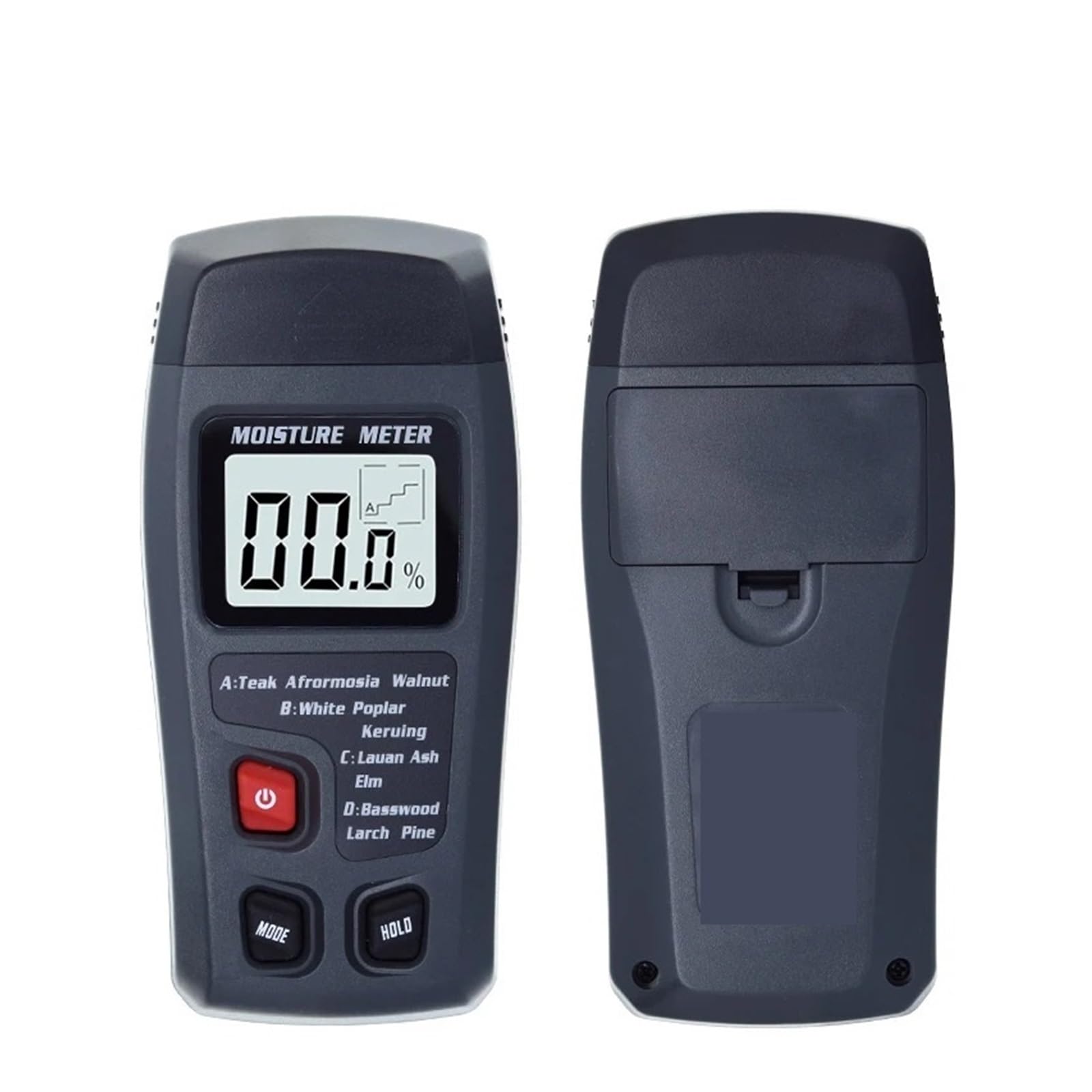 Amrttwy One Color Moisture Meter, Moisture Meter, Wood Hygrometer Detector Tree Density Digital Tester