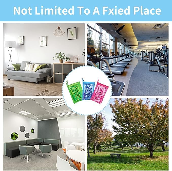 Miniatura 7 de Leeboom Cuerda de saltar, longitud ajustable, sin enredos, cuerda de saltar con cuentas suaves, cuerda de saltar de fitness para niños, hombres y