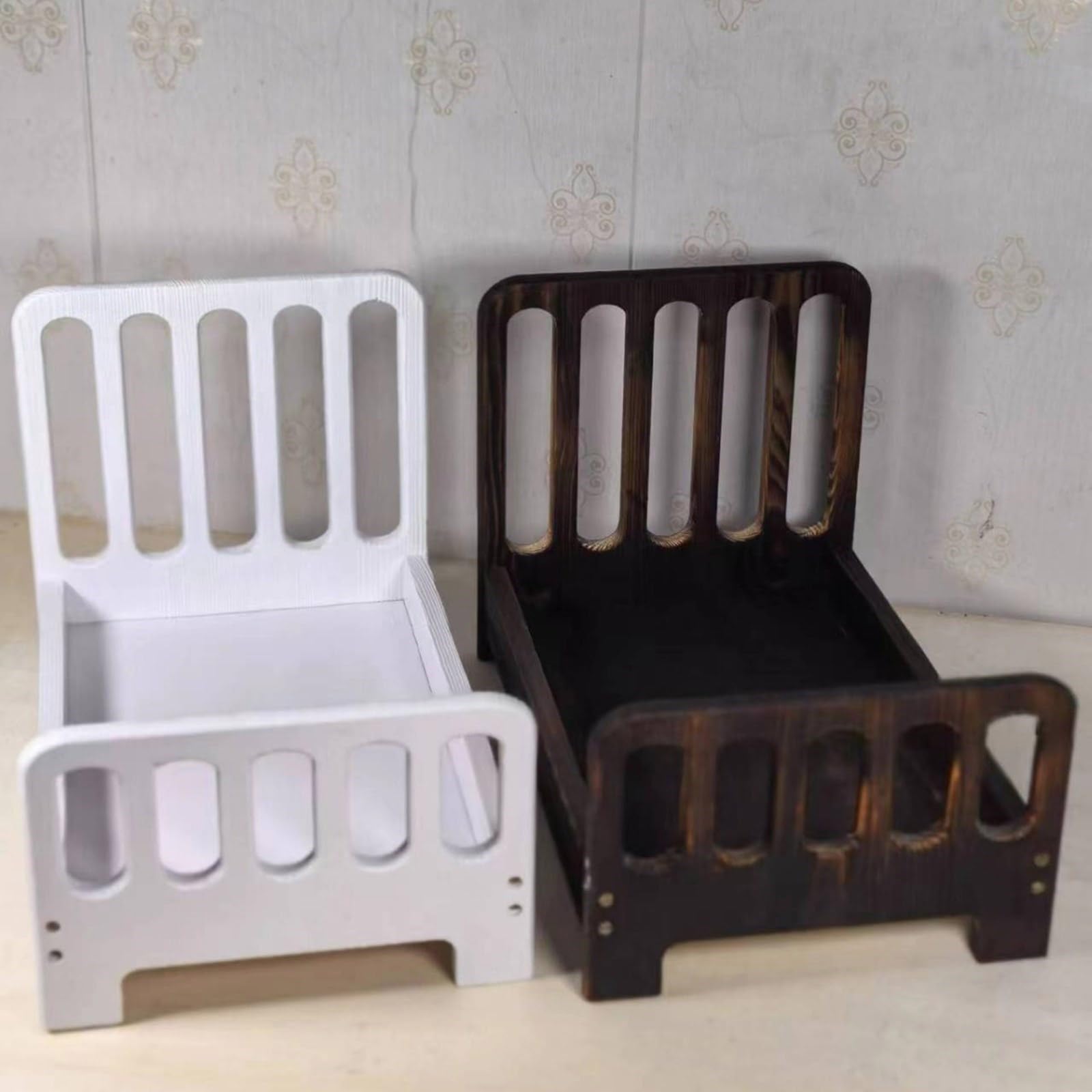 Neonati Fotografia Puntelli Culla Sfondo Creativo Accessori Studio Letto in Legno per Baby Photoshoots Baby Photoshoots Letto