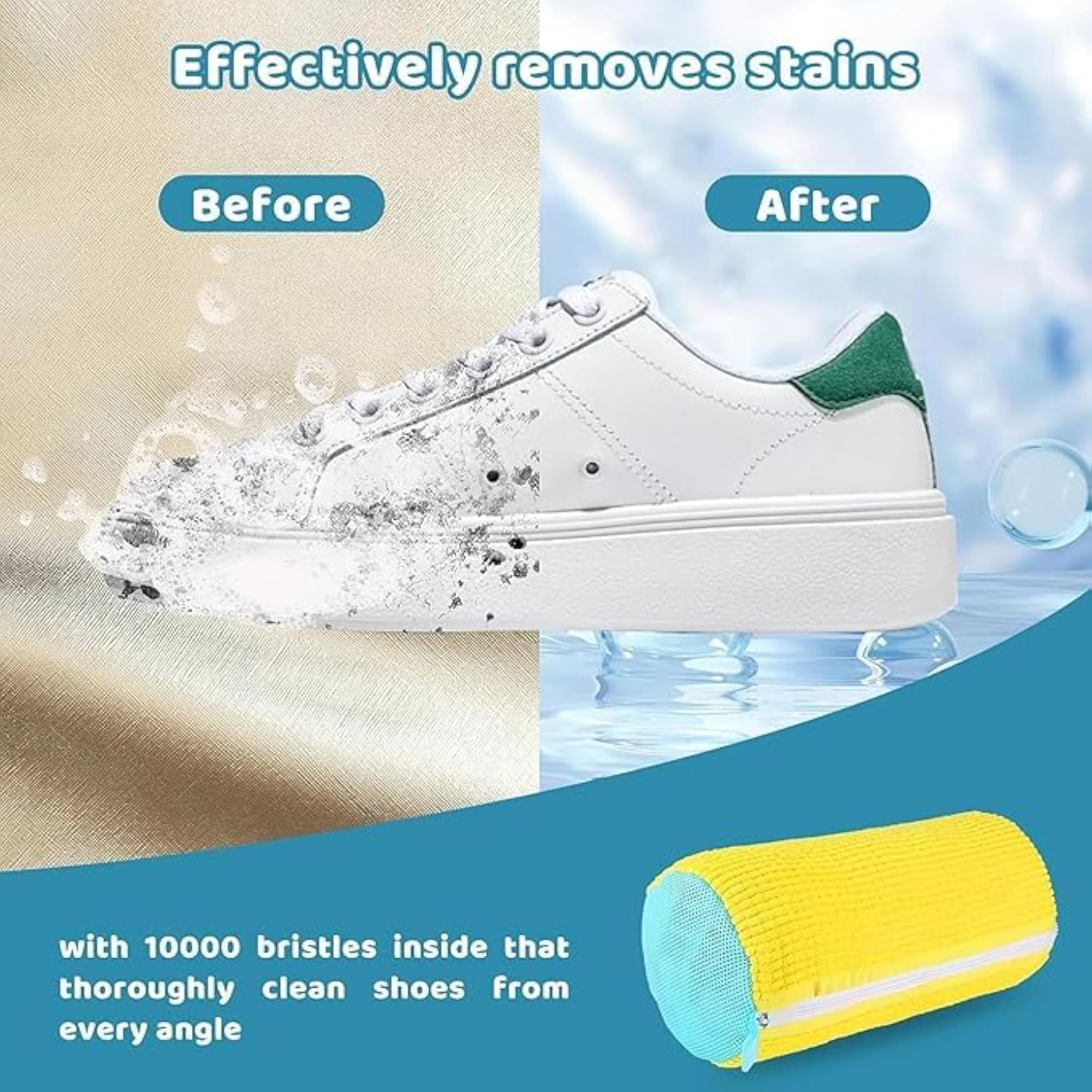 2 Pcs XXL Shoe Washing Machine Bags, Reusable Laundry Bags