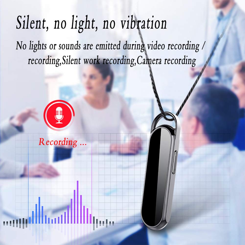 Nascondere Mini Telecamera Spia,Per Studenti Riunione Cooperazione Commerciale Parlare Registrazione Prova Microcamera Spia,Silenzioso Nessuna Luce Telecamera Nascosta Tasca Registratore Nero 256 GB