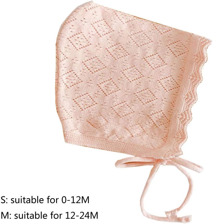 Bonnet Hat for Girls Newborn Ruffle Caps Cotton Caps Photography Props Color Breathable Girl Hats image 5