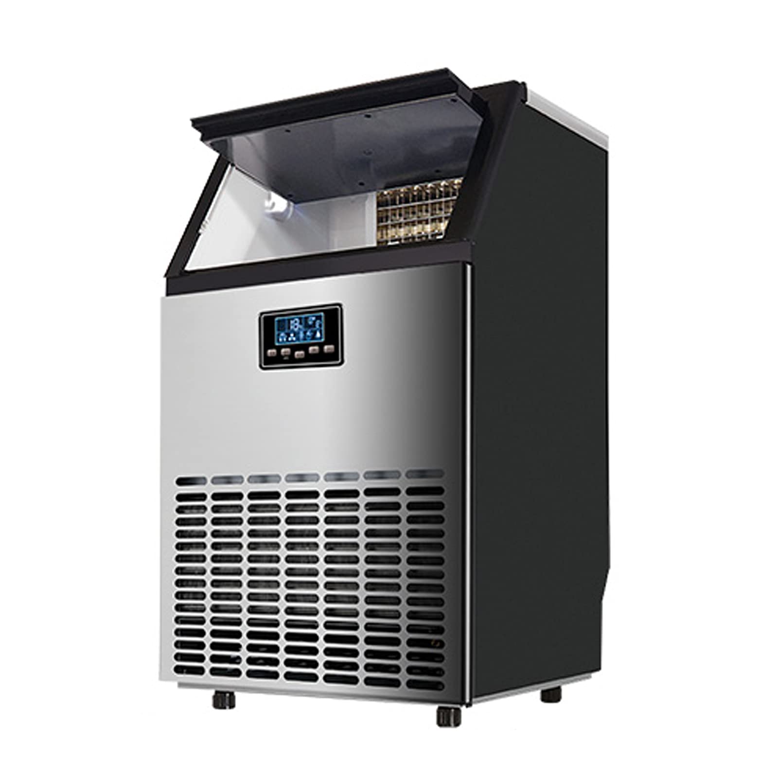 Ice Maker Machine for Home Ice Makers Countertop Self Cleaning Portable Low Noise Easy to Use - Ideal for Restaurants Bars Homes and Offices