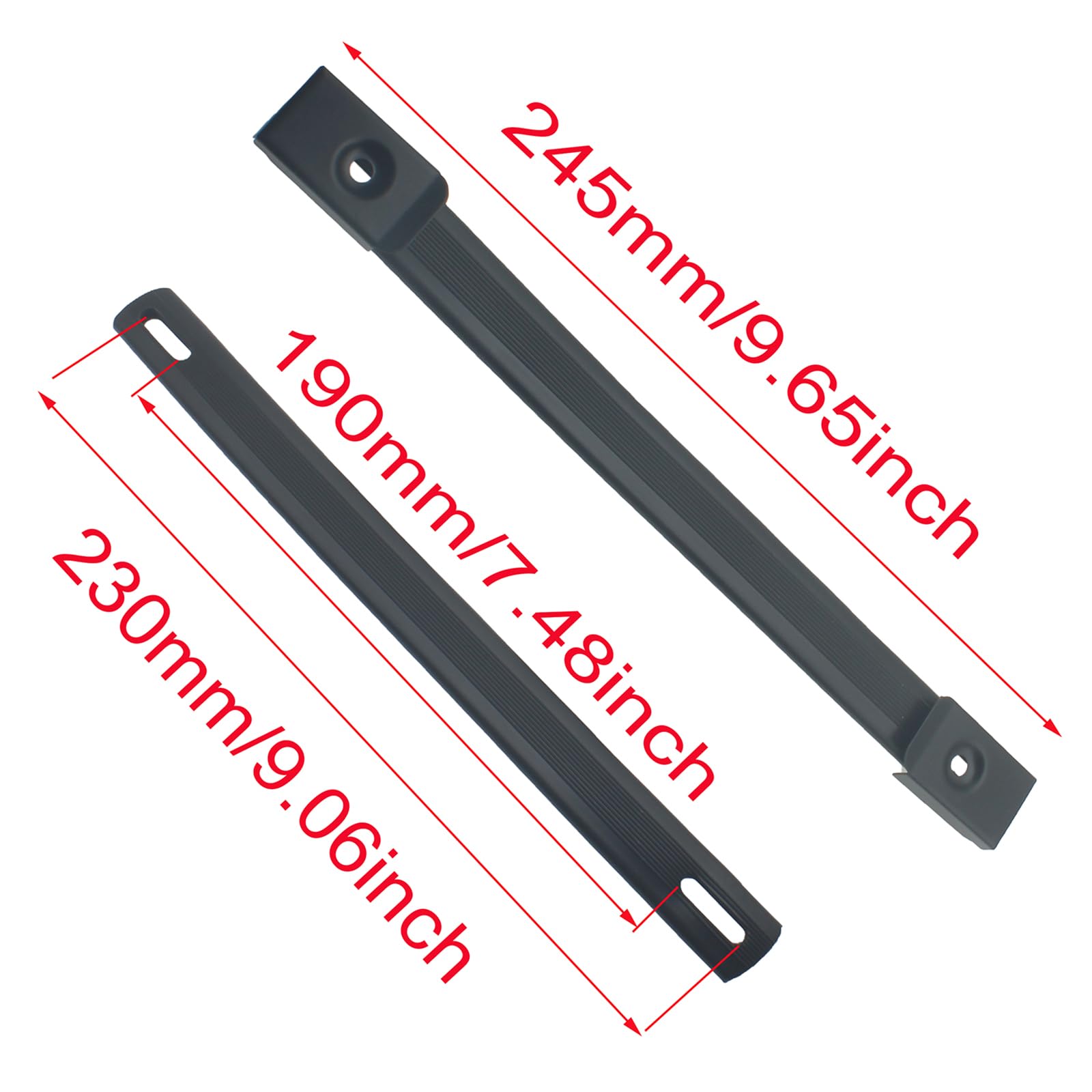 SYCZIOHU 2 PCS Speaker Handle Strap Black Speaker Handle Pull Cabinet Grasp Strap Replacement Speaker Cabinet Strap Handle with Metal End Caps for Guitar Amplifiers