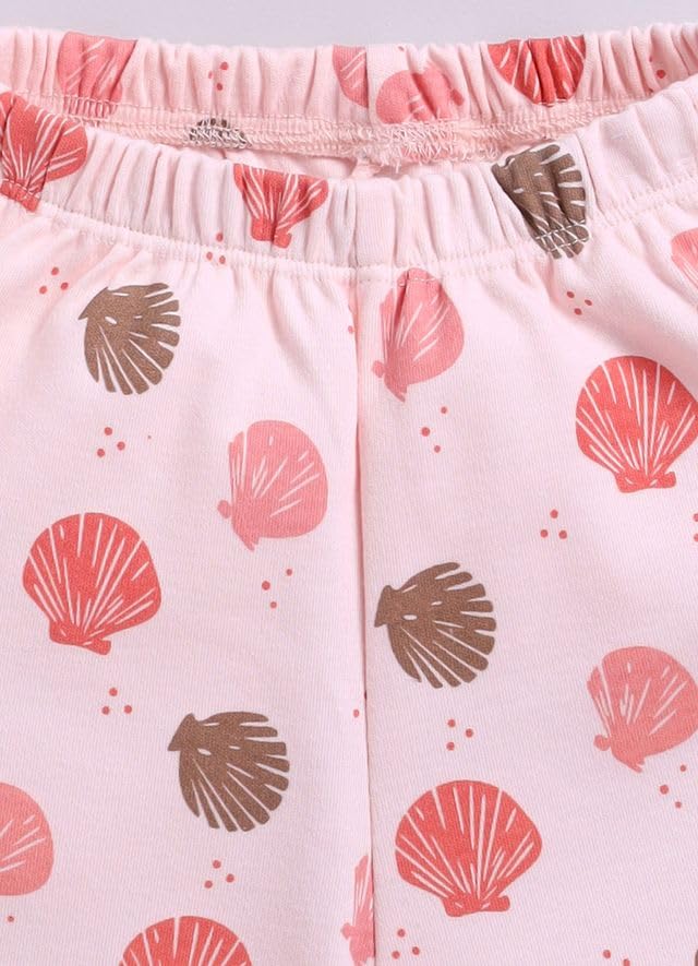 Image of BABY GO Baby Boys & Baby Girls Clothing Set | Summer Co-Ord Set for Baby | Printed 100% Cotton Half Sleeve T-Shirt & Shorts Combo | Soft Cotton Casual Wear Outfit for Infants & Toddlers Pack of 2
