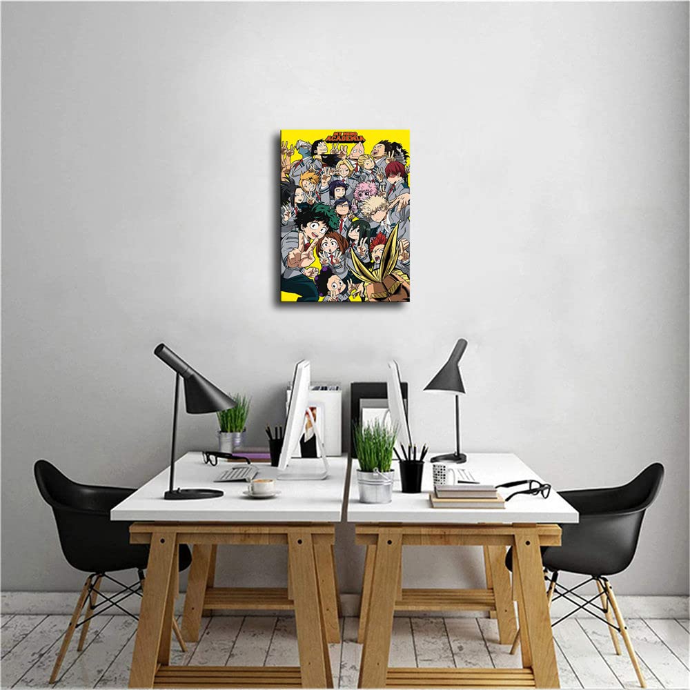 Grupo Erik My Hero Academia Poster Class 1-A – 61x91,5 Cm Kunstdruck Auf Glanzpapier Für Anime-Deko