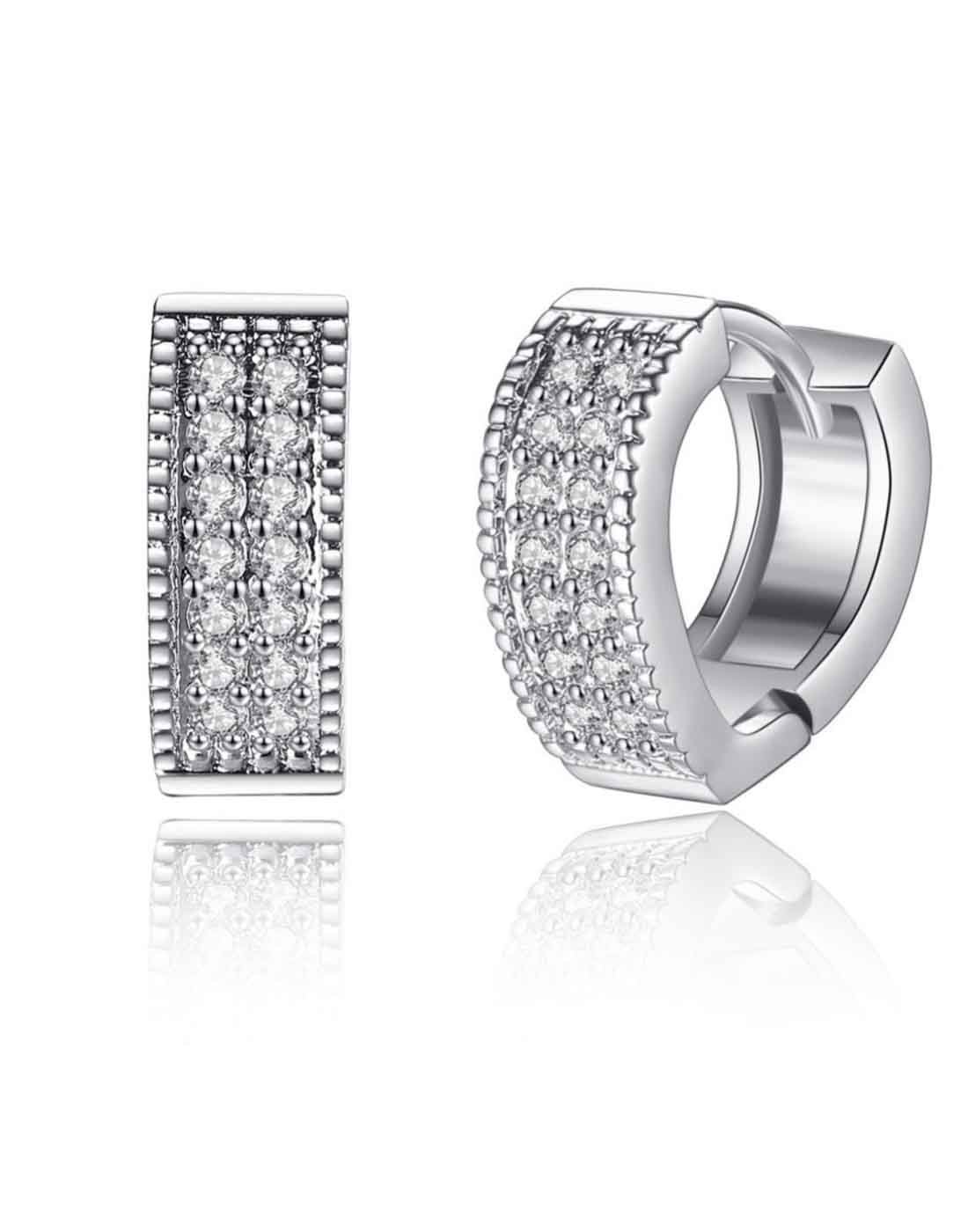 Karatcart Platinum Plated Austrian Crystal Clip-On Earrings for Women (B071VF1S21) Amazon Price History, Amazon Price Tracker