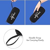 Vista 5 de Funda para estetoscopio 3M Littmann Classic III, bolsa para estetoscopio para ligero II S.E, cardiología IV, espacio adicional para accesorios