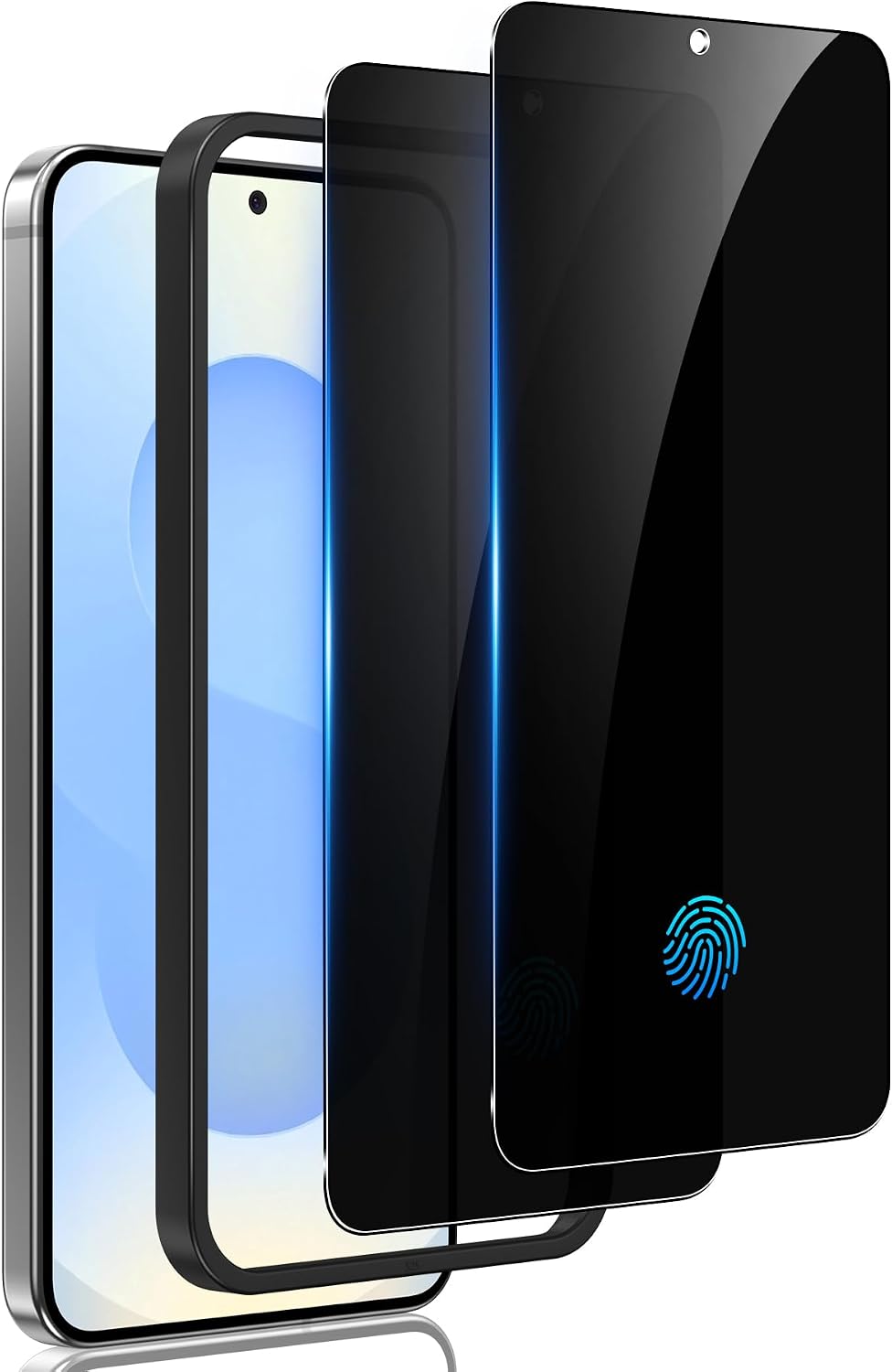 2 Pack for Samsung Galaxy S25 Plus Privacy Screen Protector Glass