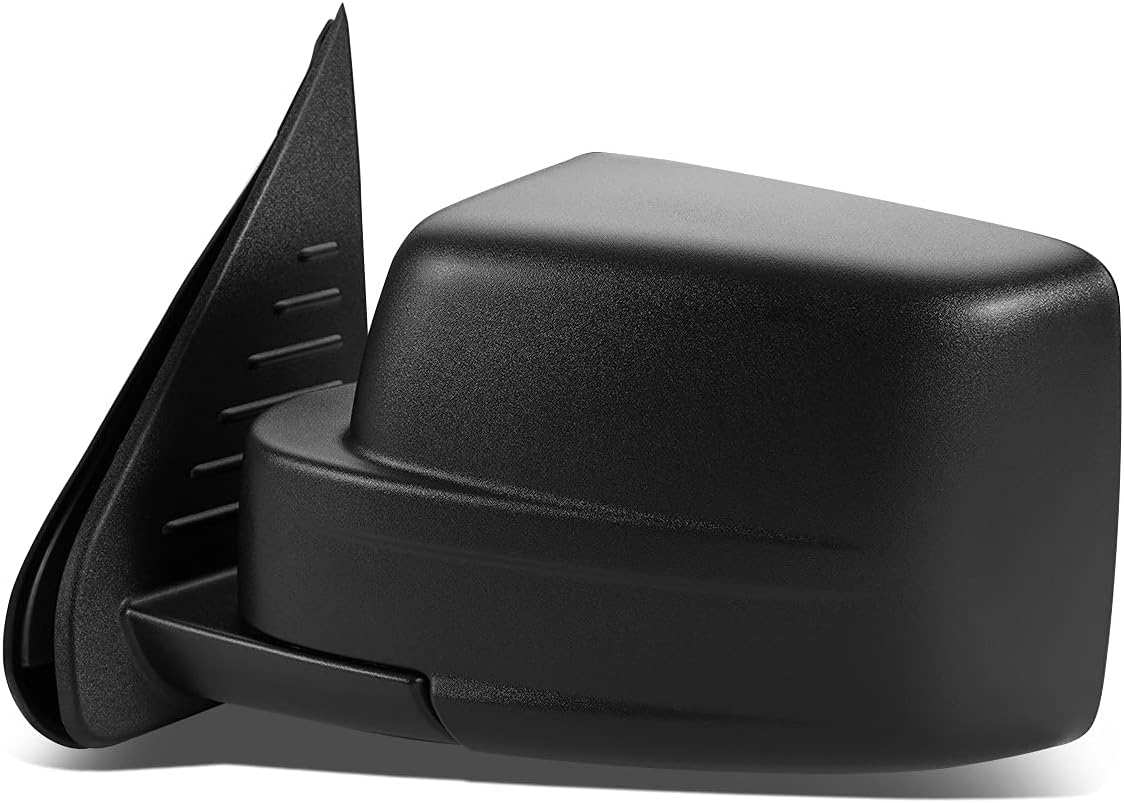 DNA Motoring OEM-MR-CH1320371 Left Side Mirror Compatible with 2008-2012 Liberty Heated Powered Adjustment Foldable Rear View Mirror