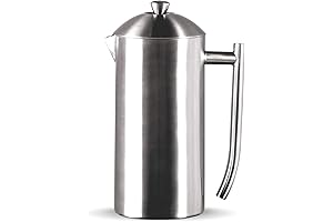 Frieling Double-Walled Stainless Steel French Press: Your Coffee Companion