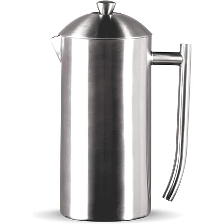 Frieling Double-Walled Stainless Steel French Press: Your Coffee Companion