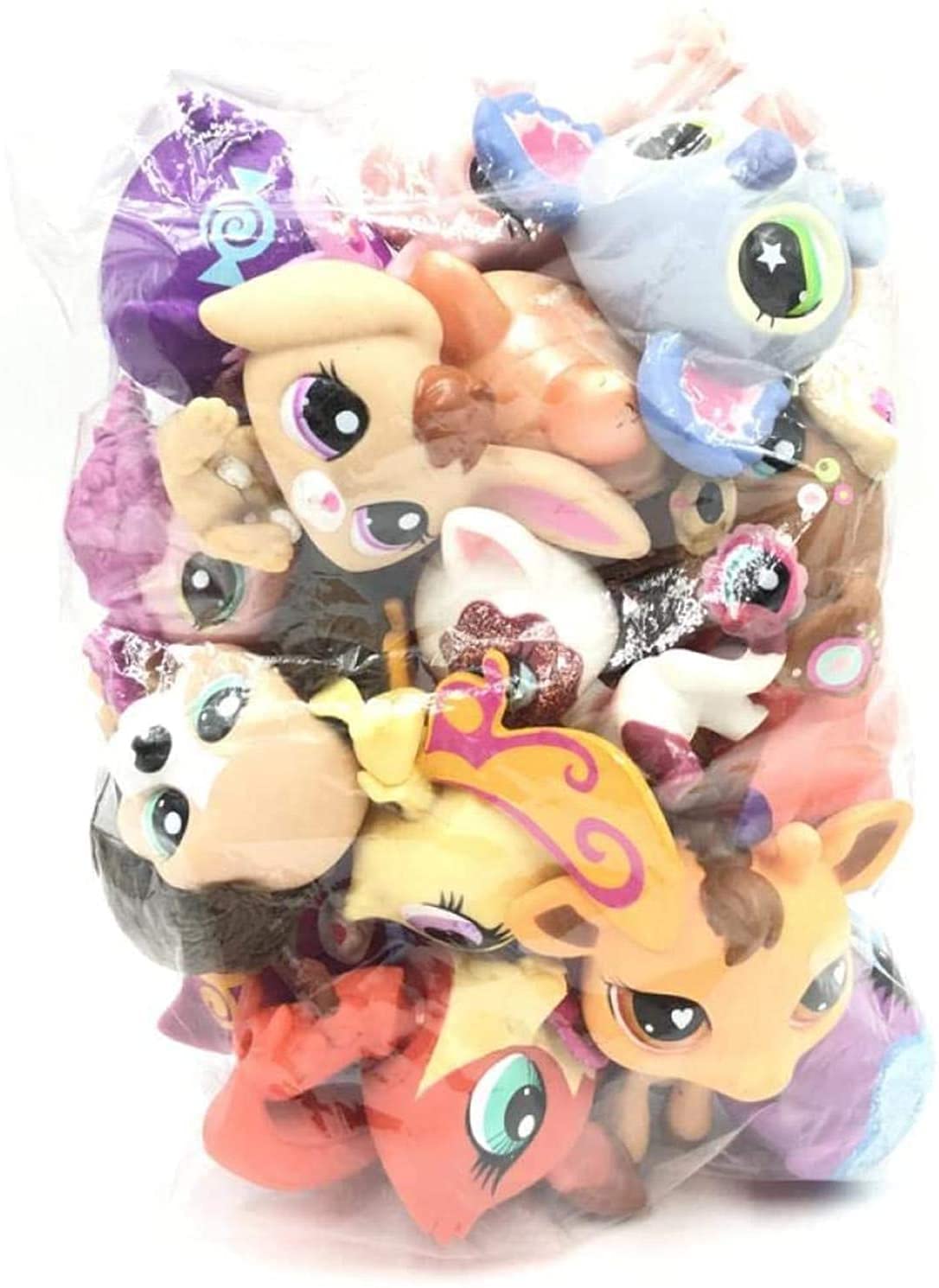 LPS Toy,lps lot lps Pets Pack Lps Pack LPS Bobble-Head Cat and Dog Figures Collection and Other Pets 10pcs Random Suprise Kit Pet Party Spectacular Collector,Boys Girls Kids Gift 4 and Up