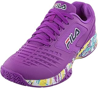Fila Women's Axilus 2 Energized Tennis Shoes Purple Cactus Flower & White, 9.5 B(M) US