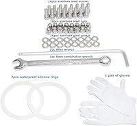 Vista 7 de Time Capsule - Contenedor impermeable de acero inoxidable anticorrosión, contenedor de almacenamiento de regalo, cierre duradero, 19.7 in/20 pulgadas