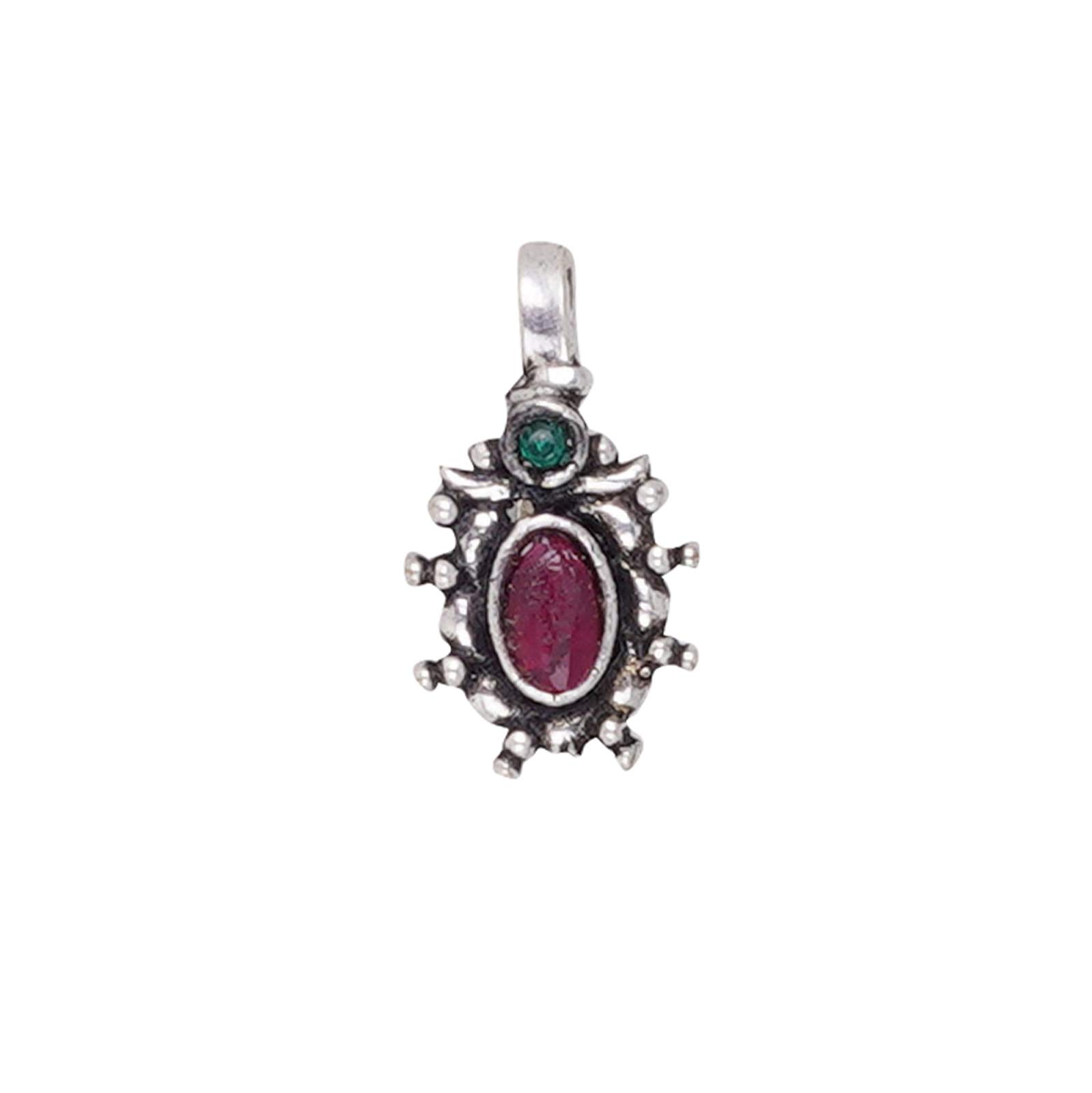 TEEJH Parthavi Multicolored Stone Nose Pin For Women (B08X6RVTKZ) Amazon Price History, Amazon Price Tracker