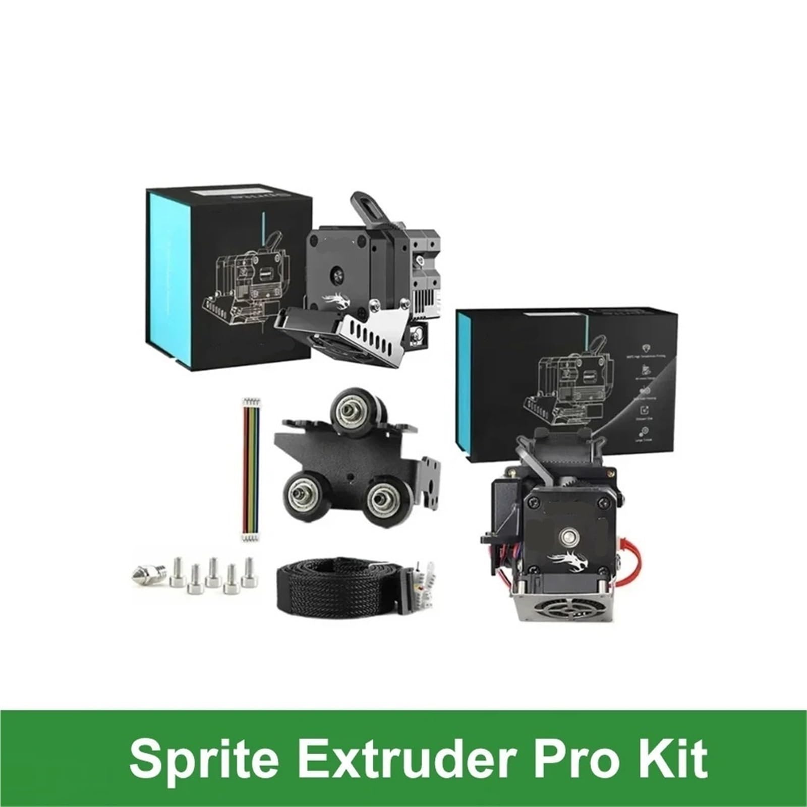 Kompatibel mit dem Sprite Extruder Pro Direct Drive Kit der Ender 3/CR-10-Serie mit 80N-Motor(Extruder Pro Kit)