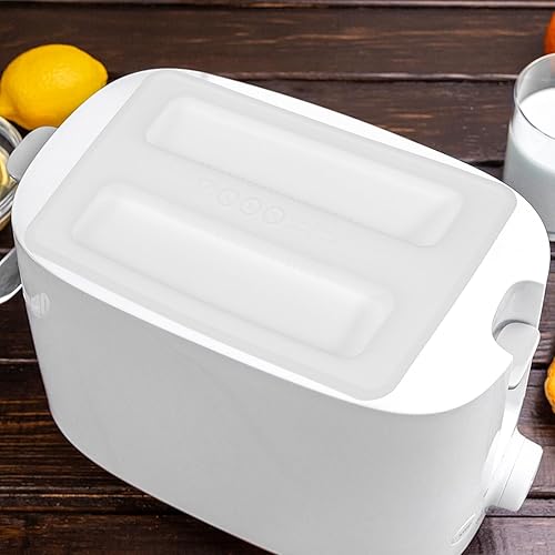 Miniatura 9 de UPKOCH Cubierta para tostadora de 2 rebanadas, cubierta de tostadora de silicona, tapa para electrodomésticos, cubierta para máquina de pan, piezas