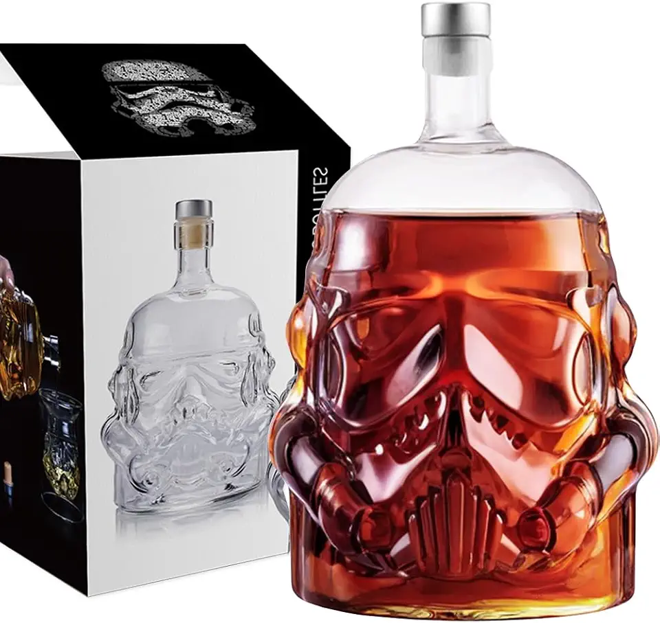 Decantador de uísque, garrafa personalizada, decantadores sem chumbo para bourbon, uísque escocês, conhaque, tequila, presentes de Natal para homens