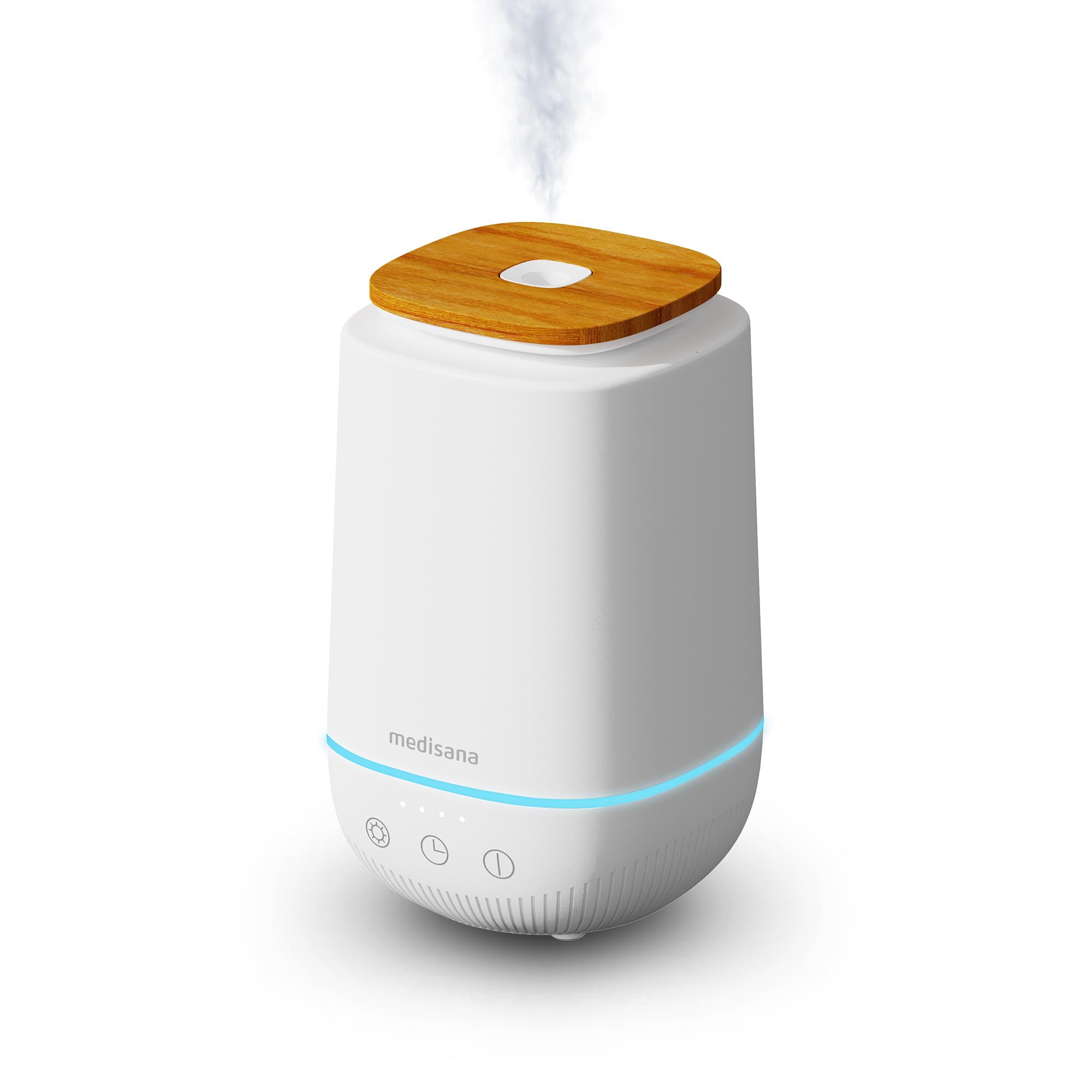 medisana AD 650 diffusore di oli essenziali, umidificatore ambiente | con luce benessere e timer, diffusore profumo ambiente con tecnologia a ultrasuoni per piacevole profumazione dell'ambiente