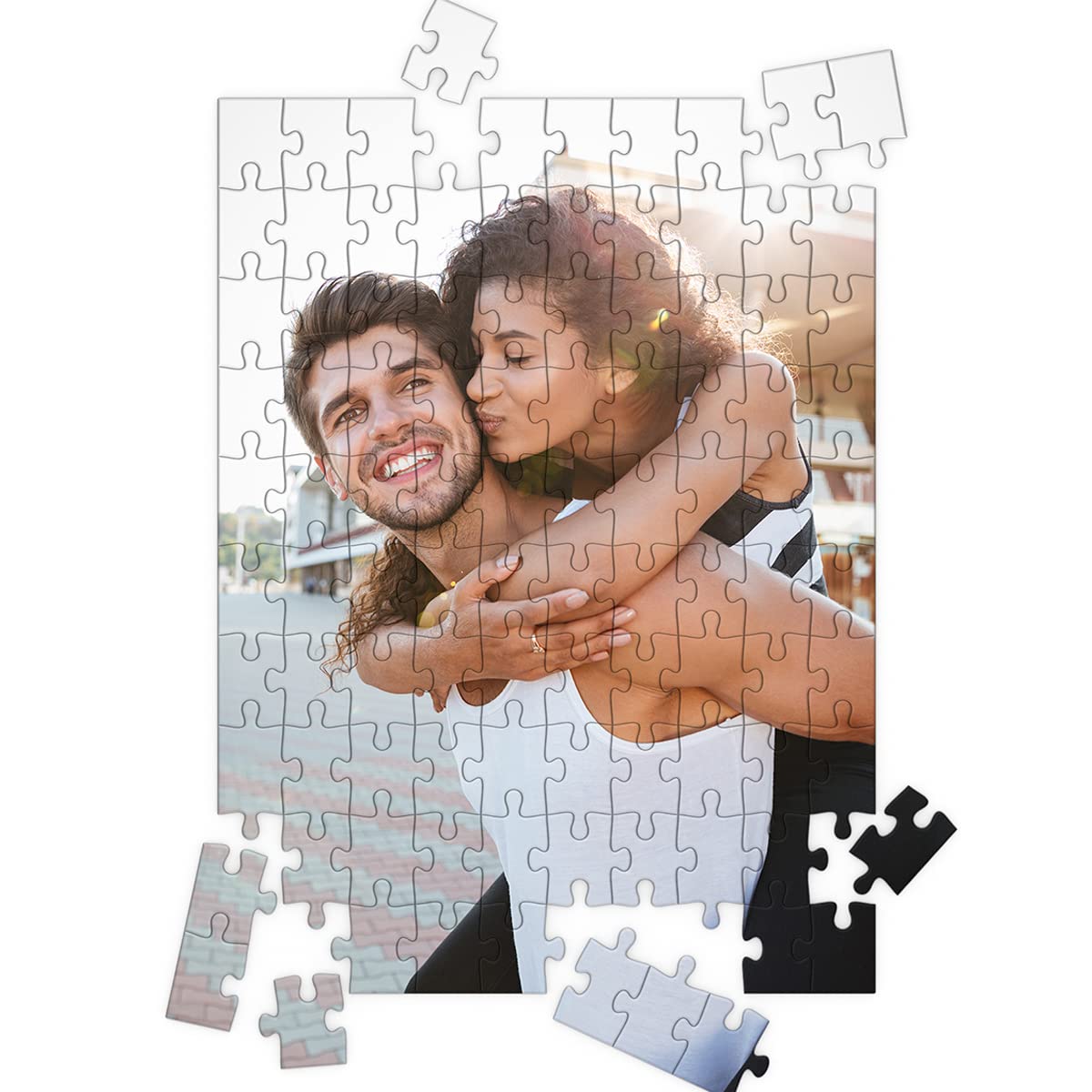 Puzzle Personalizado con Foto y Texto, Regalo Original - 100 Piezas
